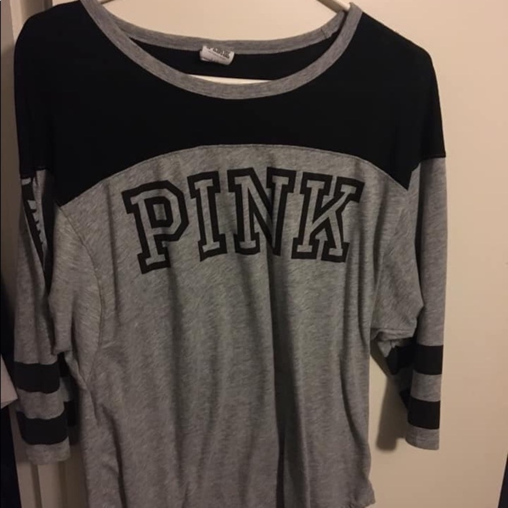 🚫SOLD🚫 Vs pink 3/4 dolman tee